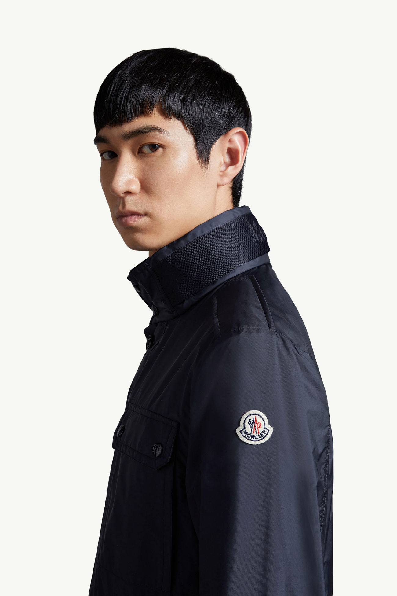 Lez wasserabweisende Feldjacke Herren Dunkelblau Moncler 1