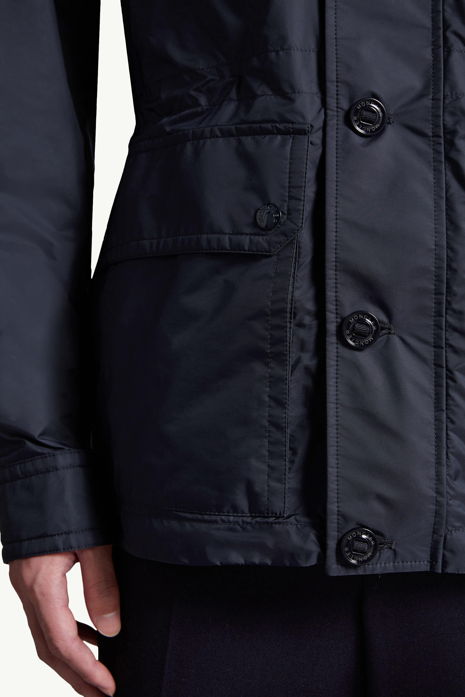 Lez Water-Repellent Field Jacket Men Dark Blue Moncler 5