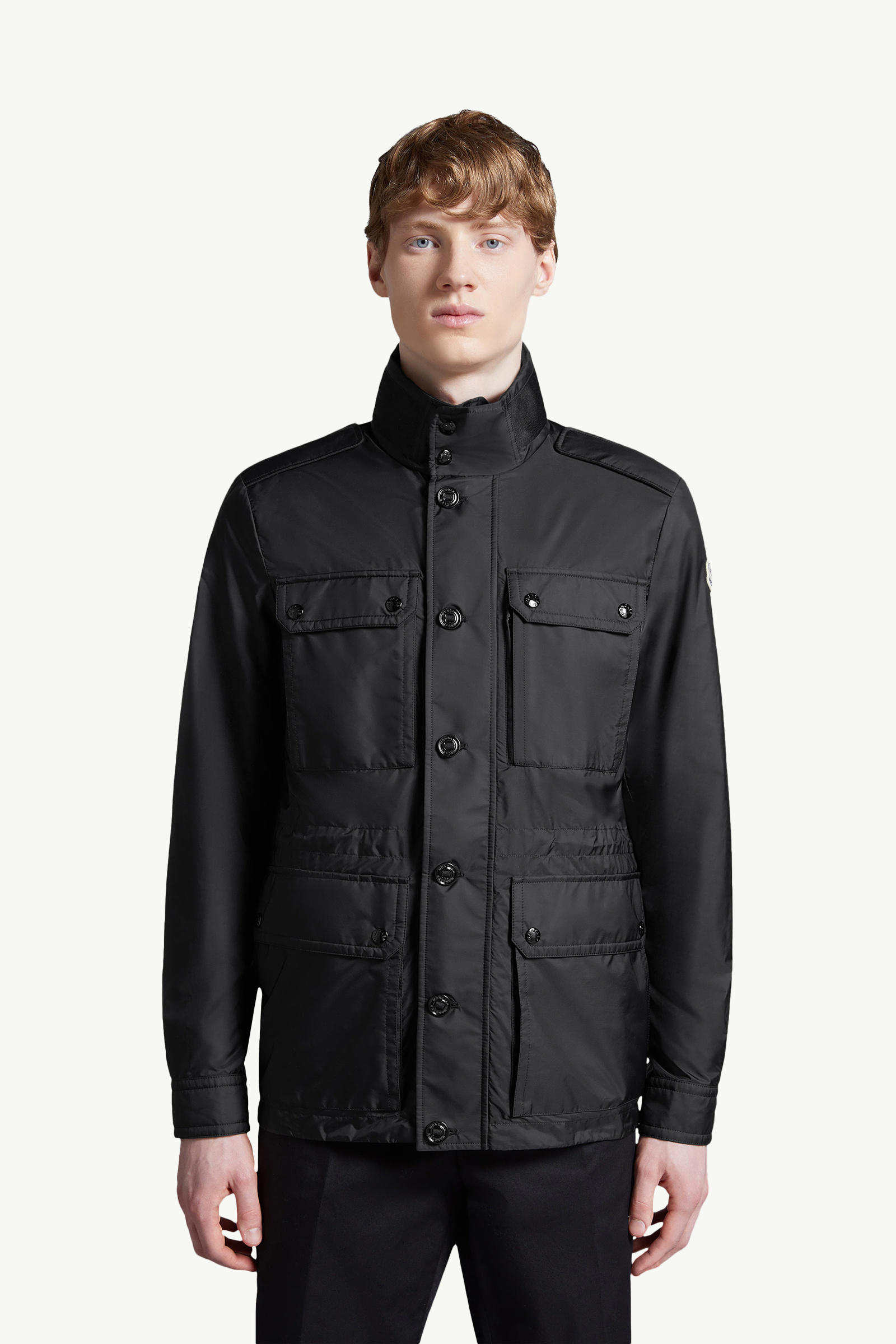 Lez Water-Repellent Field Jacket Men Black Moncler 3
