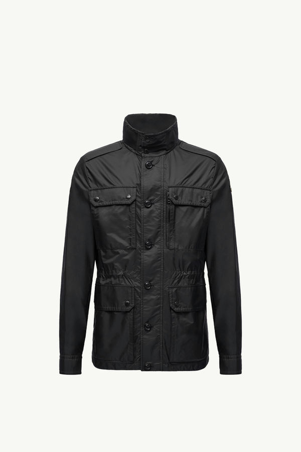 Lez Water-Repellent Field Jacket Men Black Moncler 2