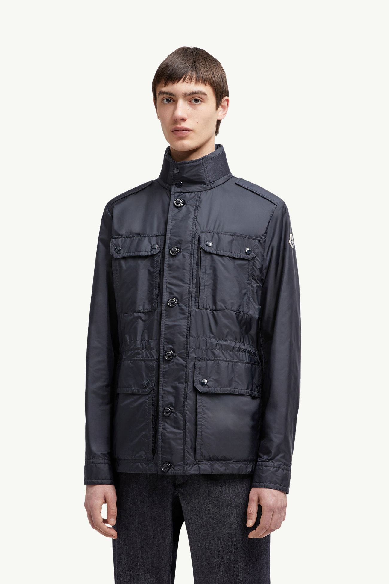 Lez Water-Repellent Field Jacket Men Dark Blue Moncler 3