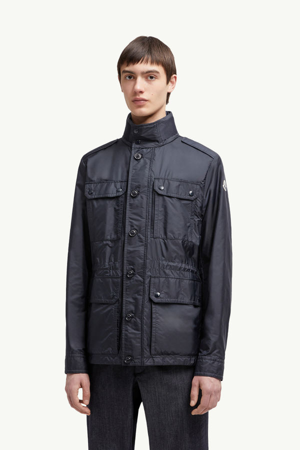 Lez Water-Repellent Field Jacket Men Dark Blue Moncler 3
