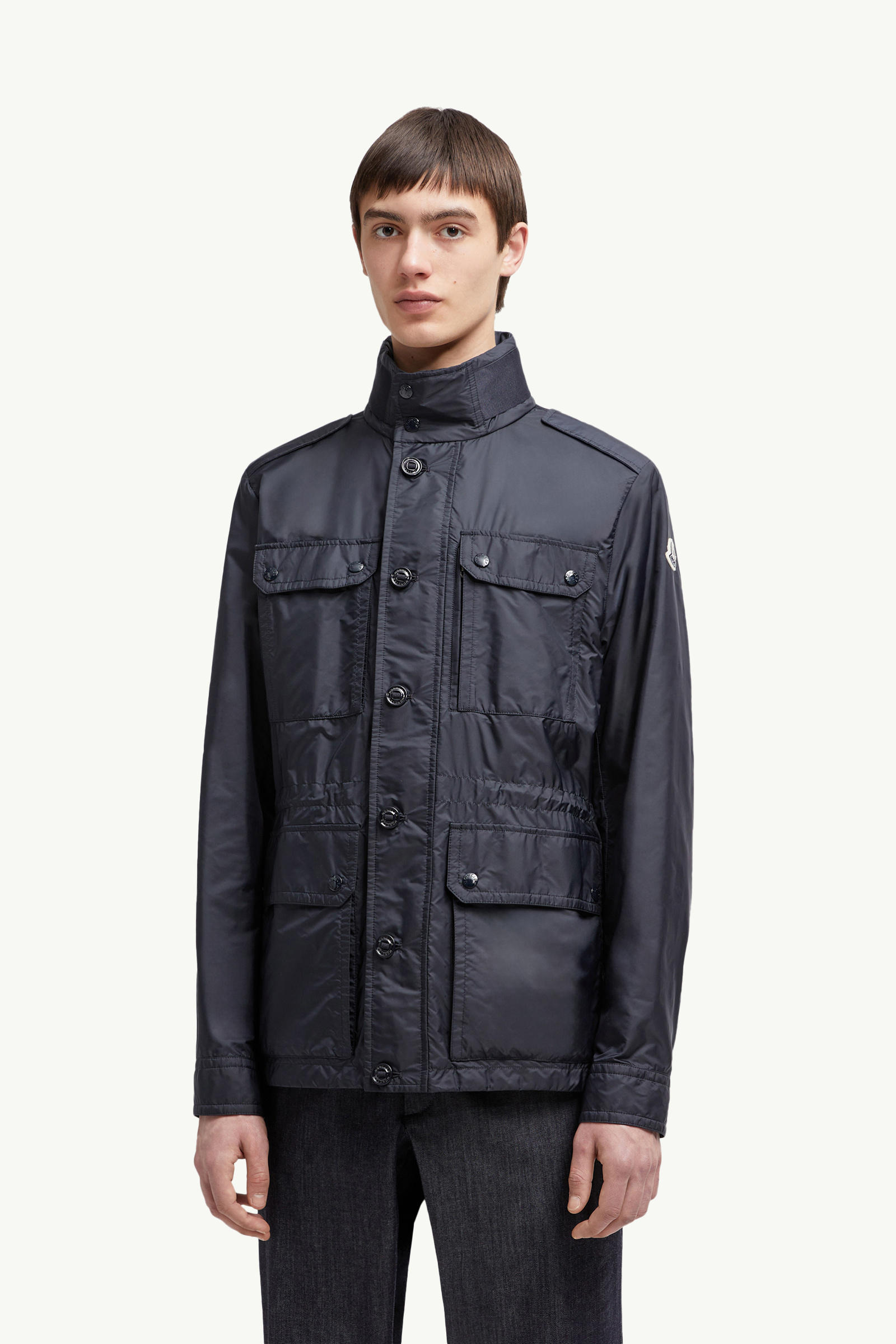 Lez Water-Repellent Field Jacket Men Dark Blue Moncler 3