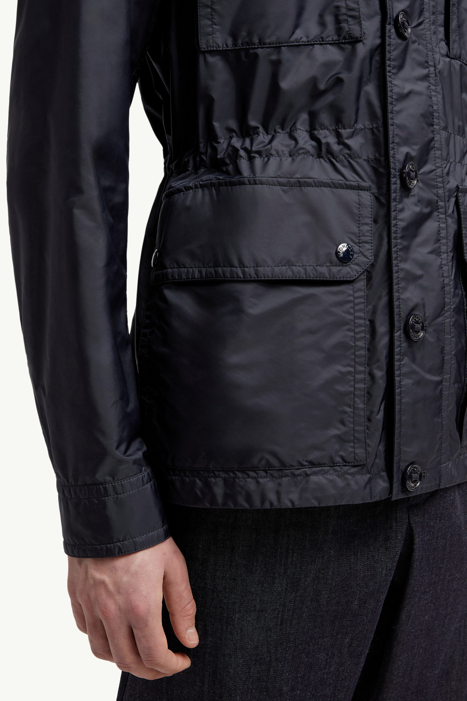 Lez Water-Repellent Field Jacket Men Dark Blue Moncler 8