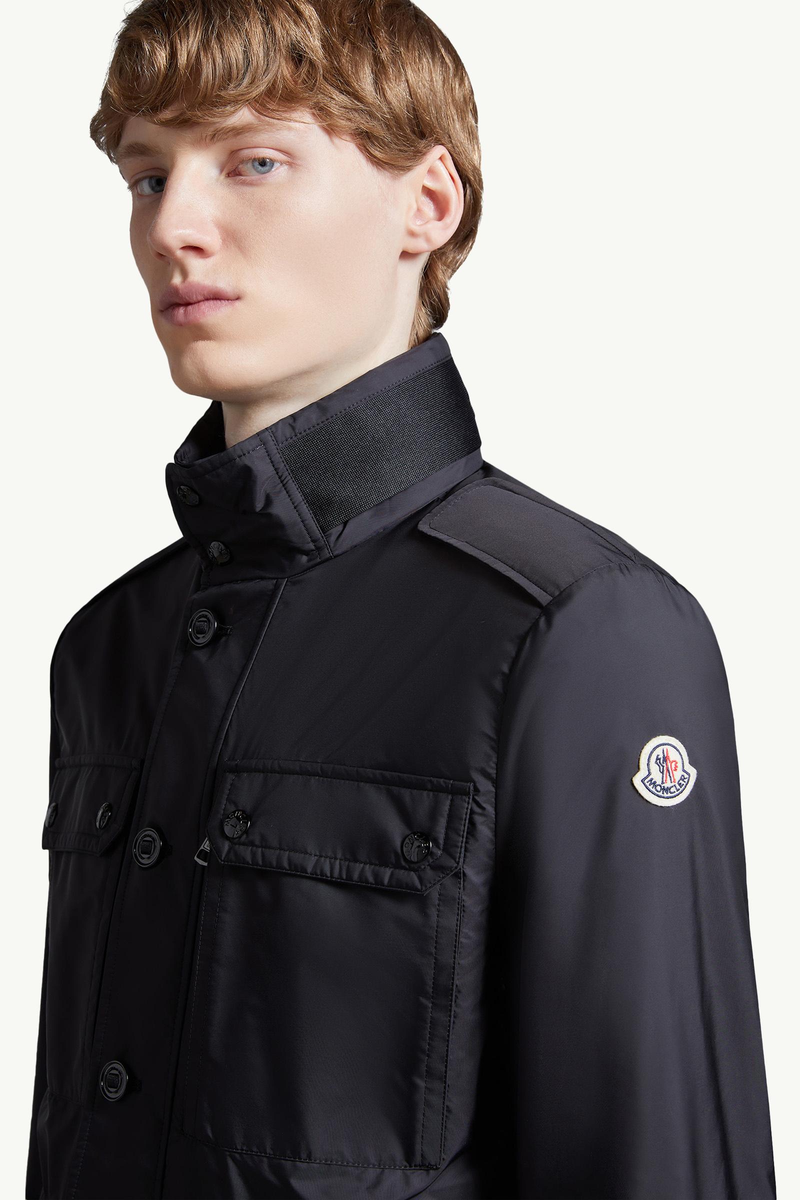 Lez Water-Repellent Field Jacket Men Black Moncler 1