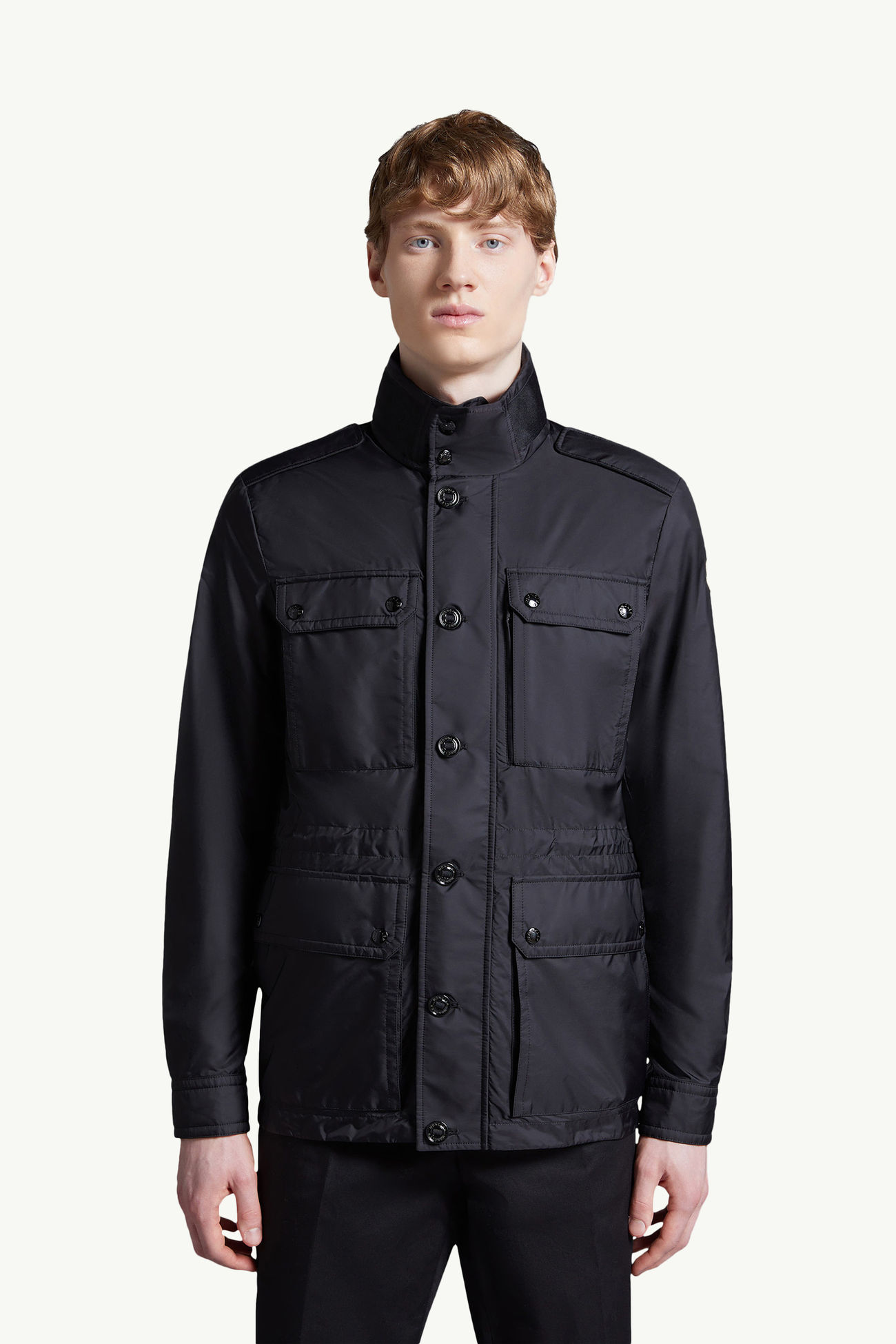 Lez Water-Repellent Field Jacket Men Black Moncler 3