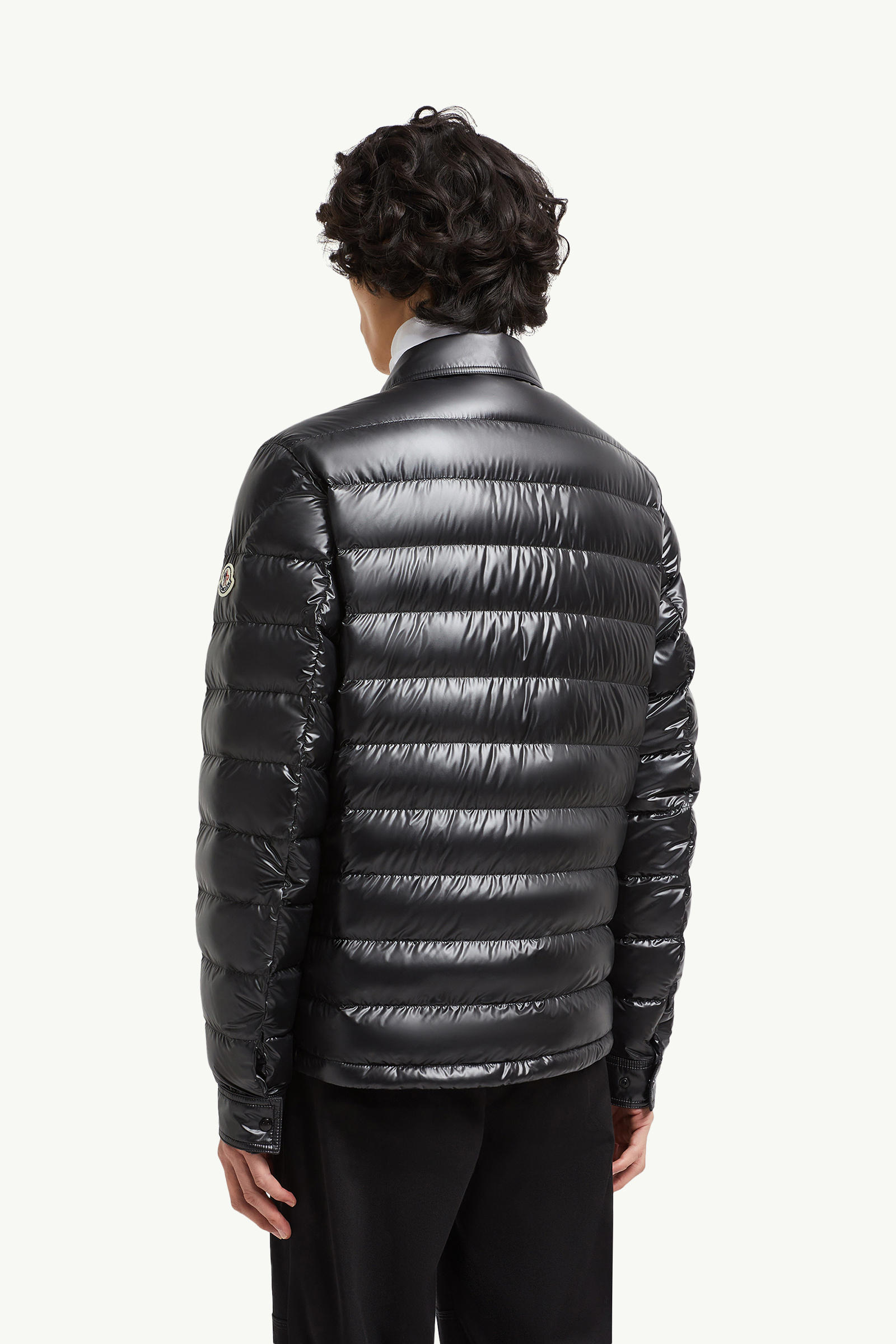 Chambly Down Shirt Jacket Men Black Moncler 4