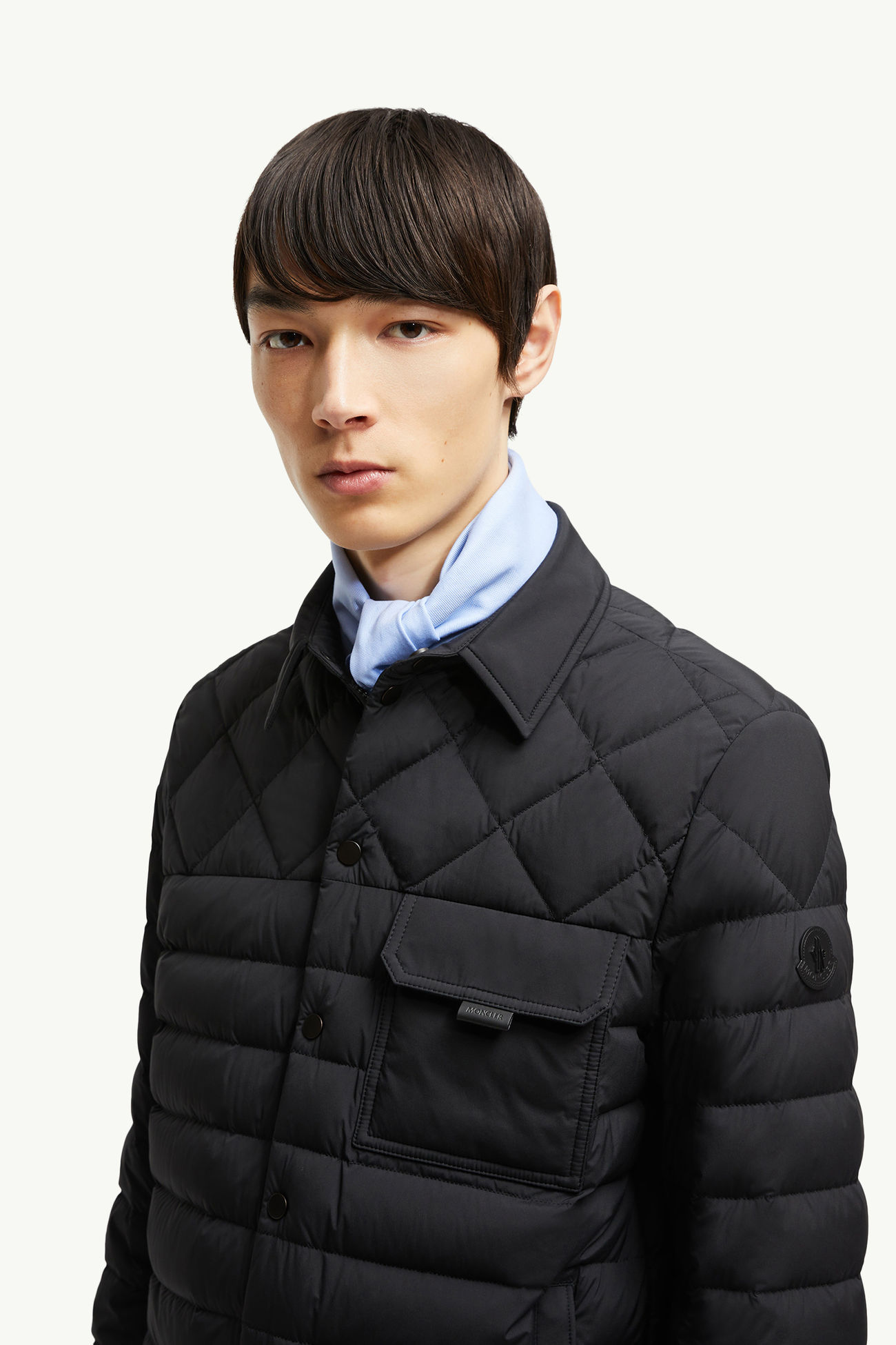 Iseran Down Shirt Jacket Men Black Moncler 1