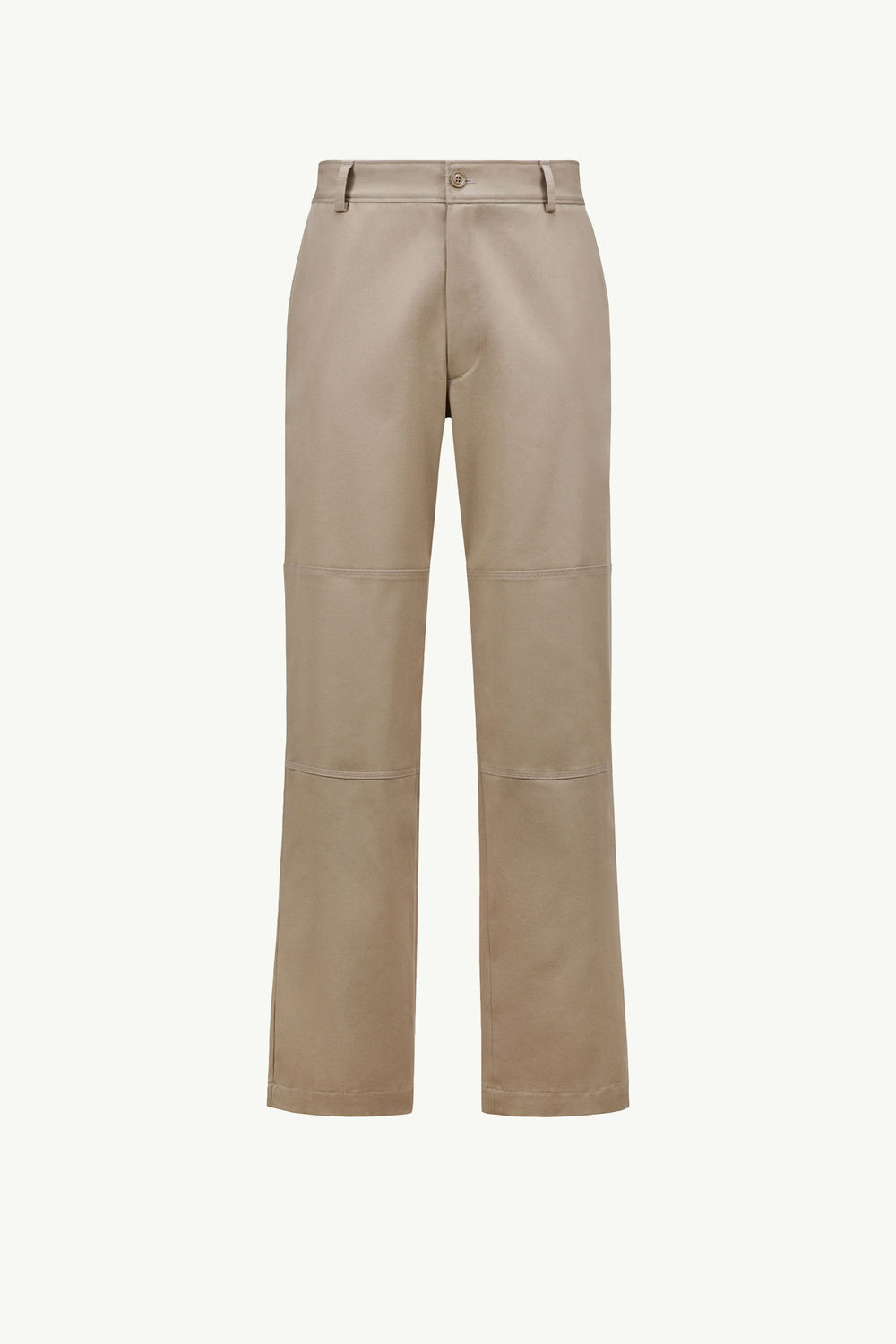 Cotton Gabardine Trousers Men Light Beige Moncler 2
