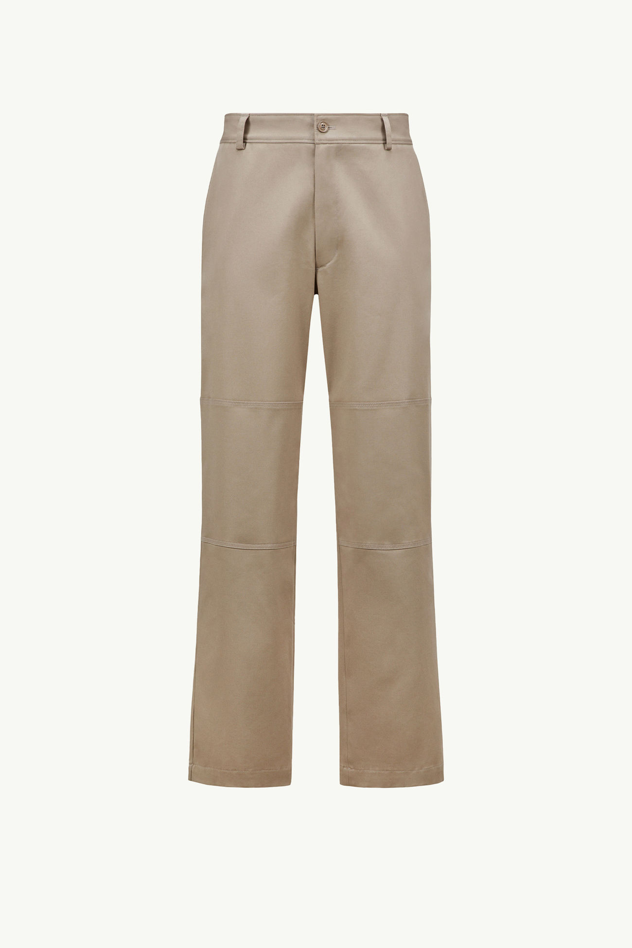 Cotton Gabardine Trousers Men Light Beige Moncler 2