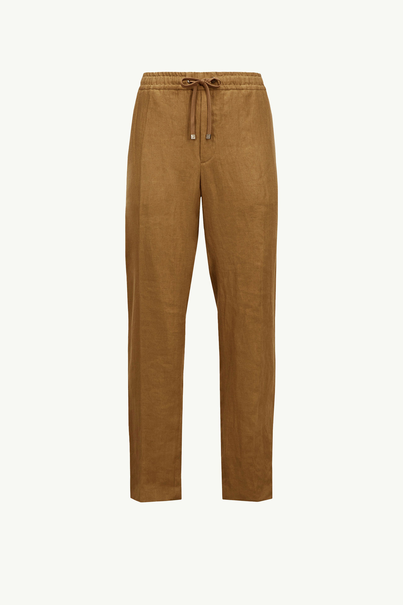 Linen Trousers Men Light Brown Moncler 2