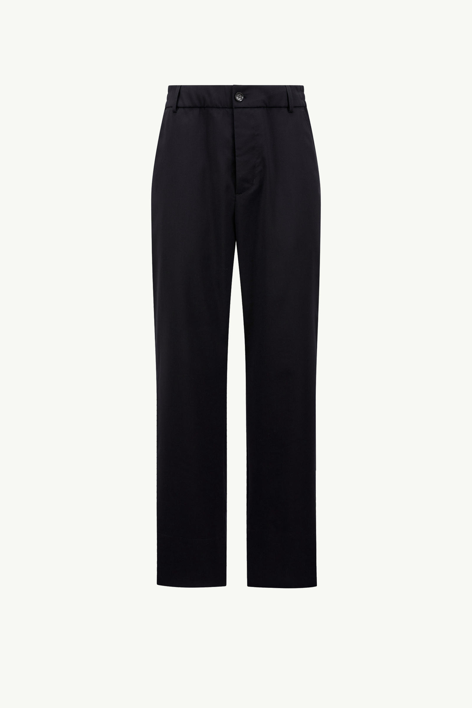 Pantalones de sastrería de gabardina de lana Hombre Azul oscuro Moncler 2