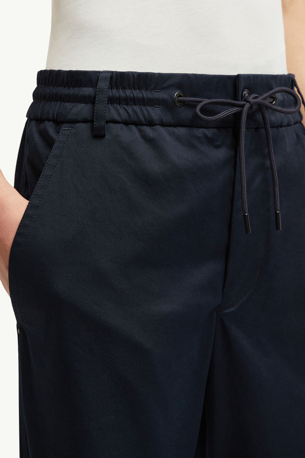 Chinos aus Baumwoll-Gabardine Herren Navyblau Moncler 5