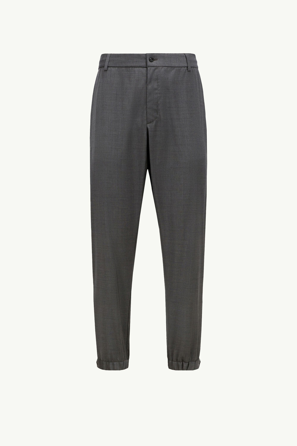 Wool Jogging Trousers Men Dark Gray Moncler 2