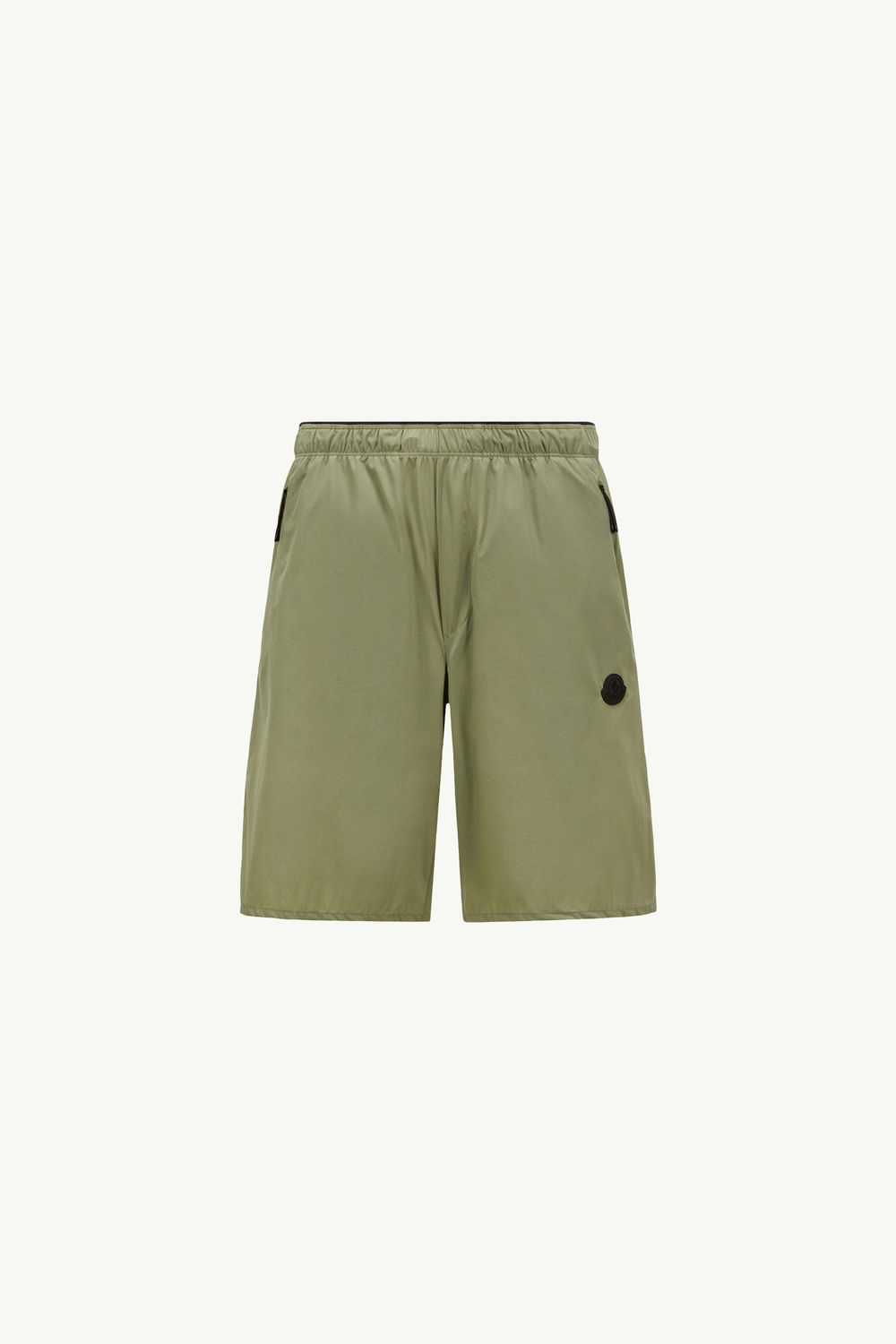 Logo Patch Shorts Men Sage Green Moncler 2