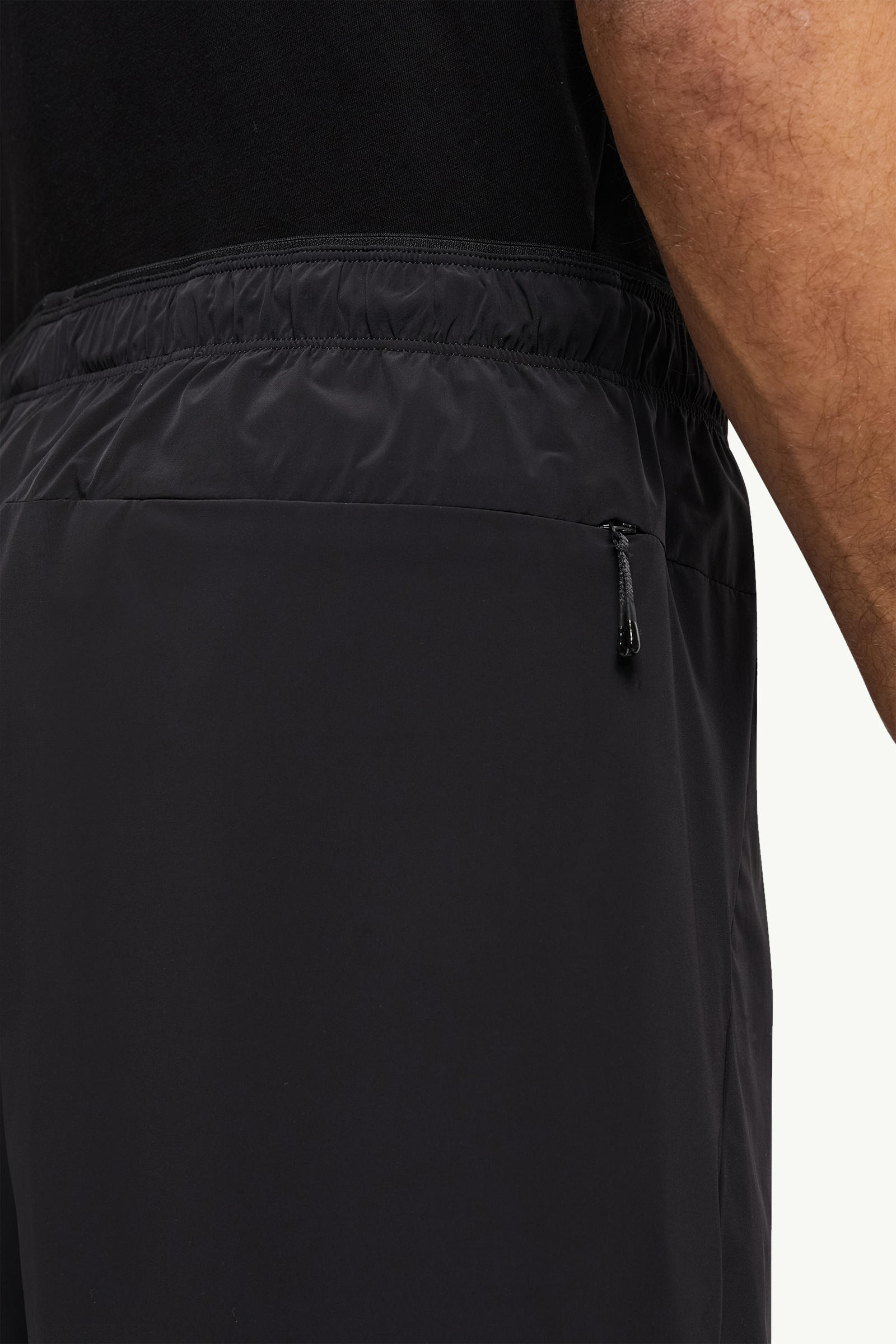 Logo Patch Shorts Men Black Moncler 5
