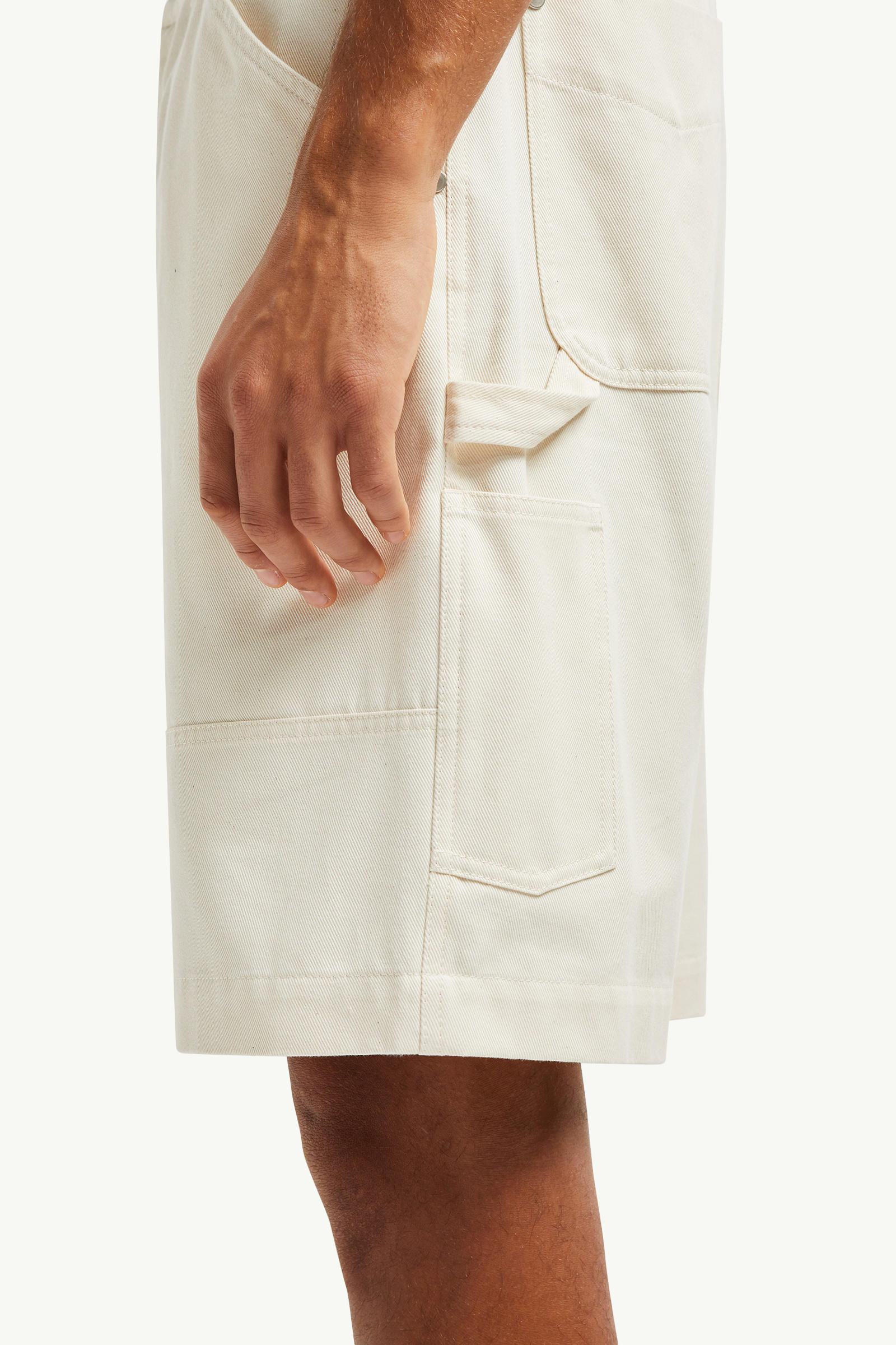 Cotton Bermuda Shorts Men White Ivory Moncler 6