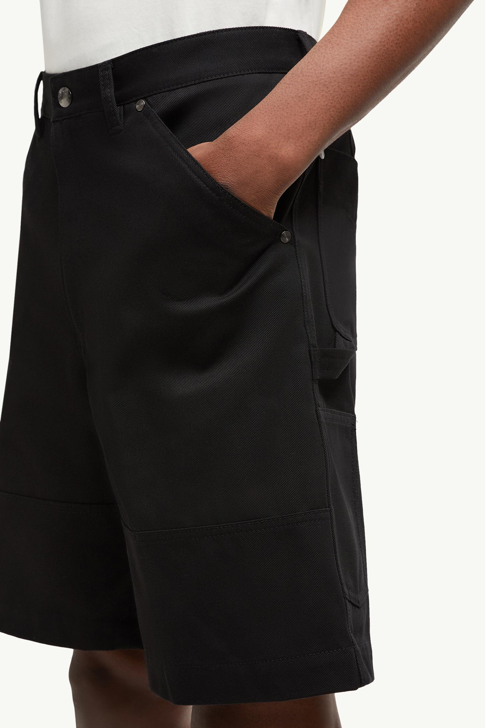 Cotton Bermuda Shorts Men Black Moncler 1