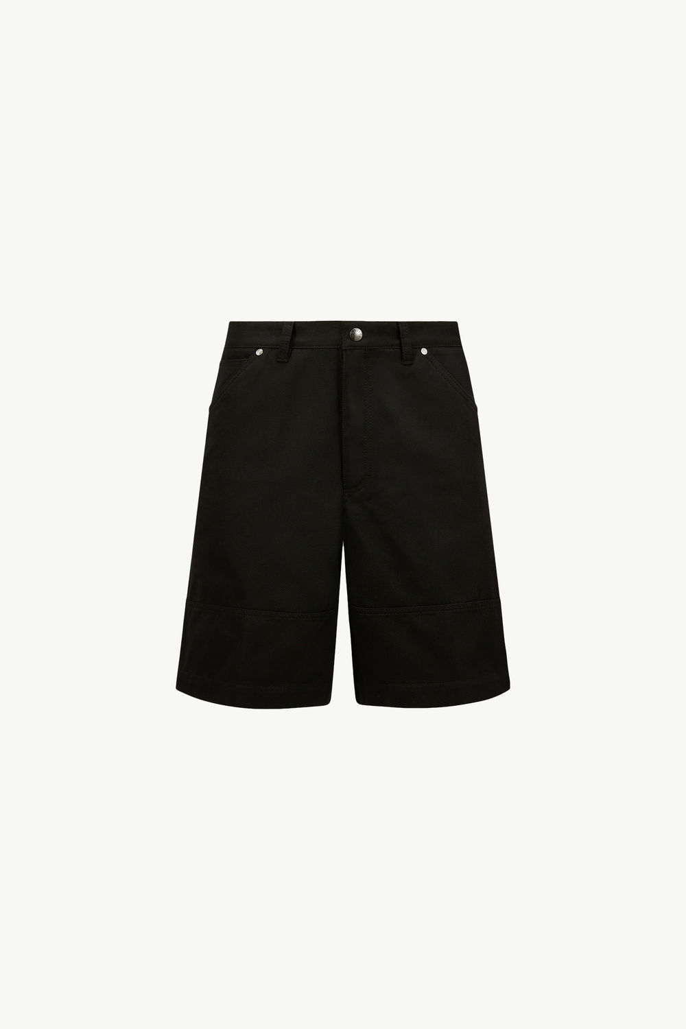Bermuda en coton Hommes Noir Moncler 2