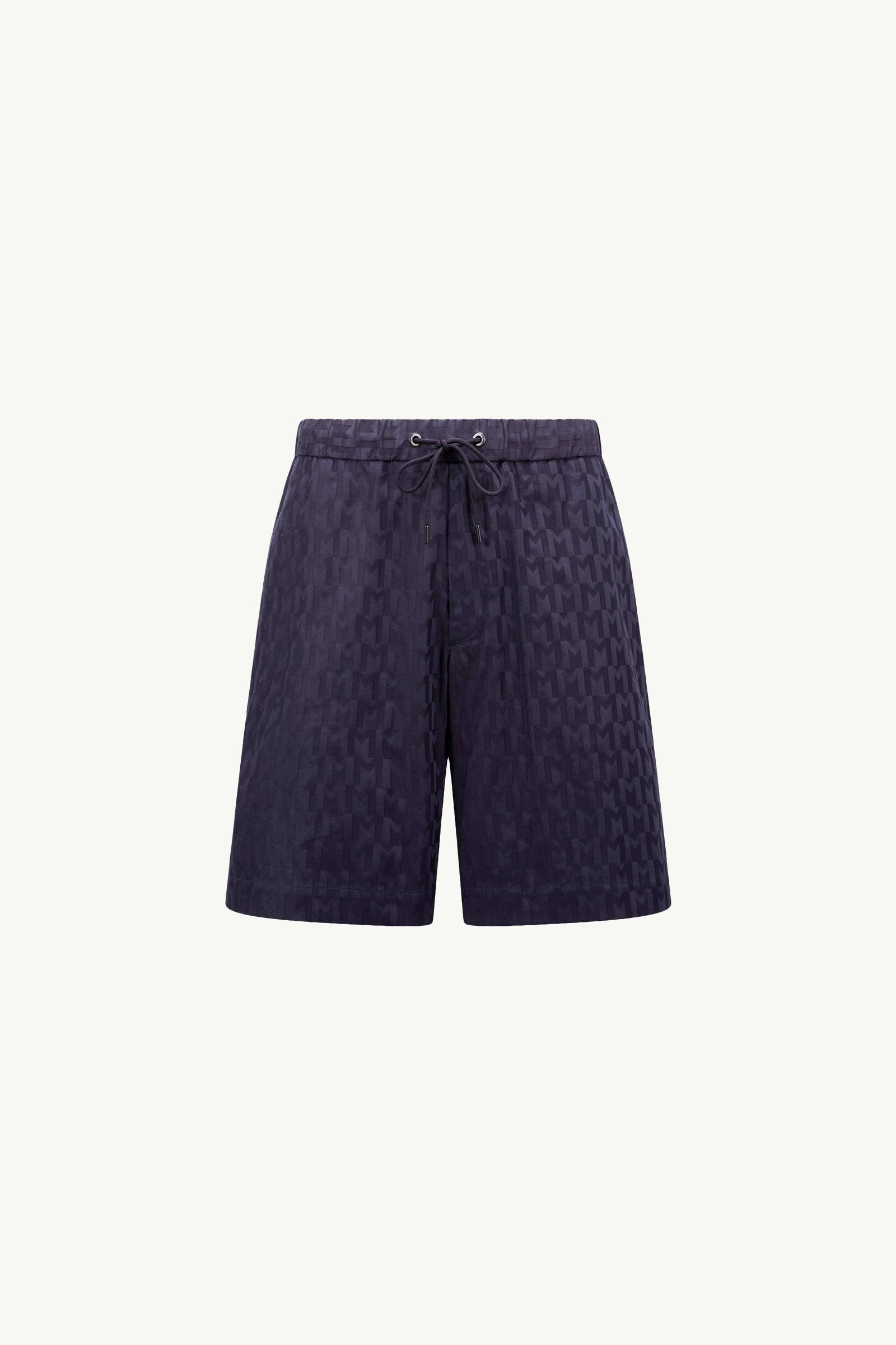 Monogram Jacquard Cotton Shorts_findInBoutique_image