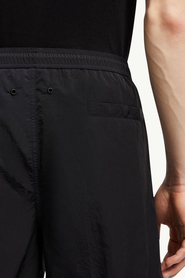 Crinkled Swim Shorts Men Black Moncler 5