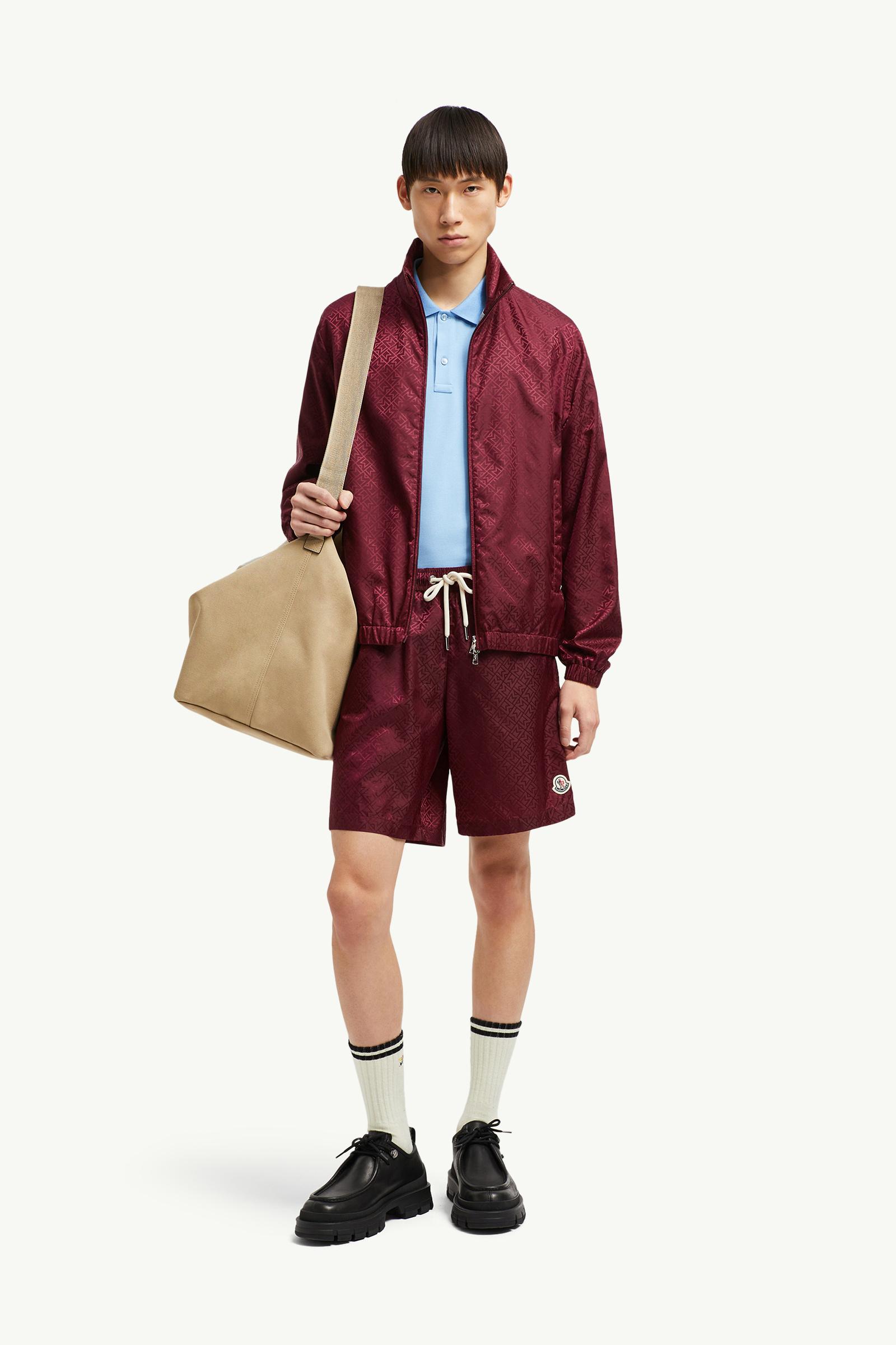 【healthwise】モンクレール Night Blue Logo Patch Swim Shorts - Swimwear for Men