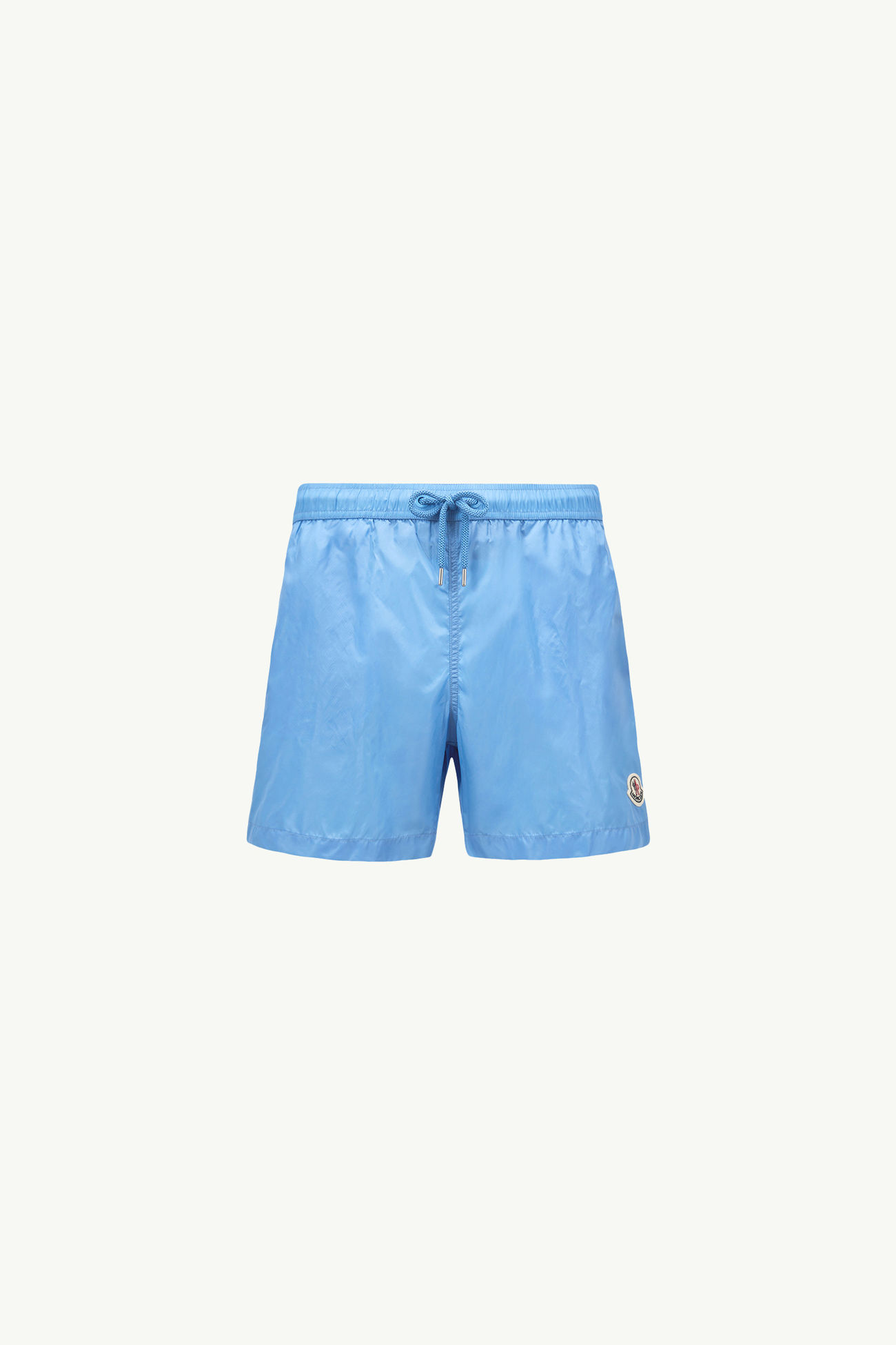Badeshorts mit Logoaufnäher Herren Hellblau Moncler 2