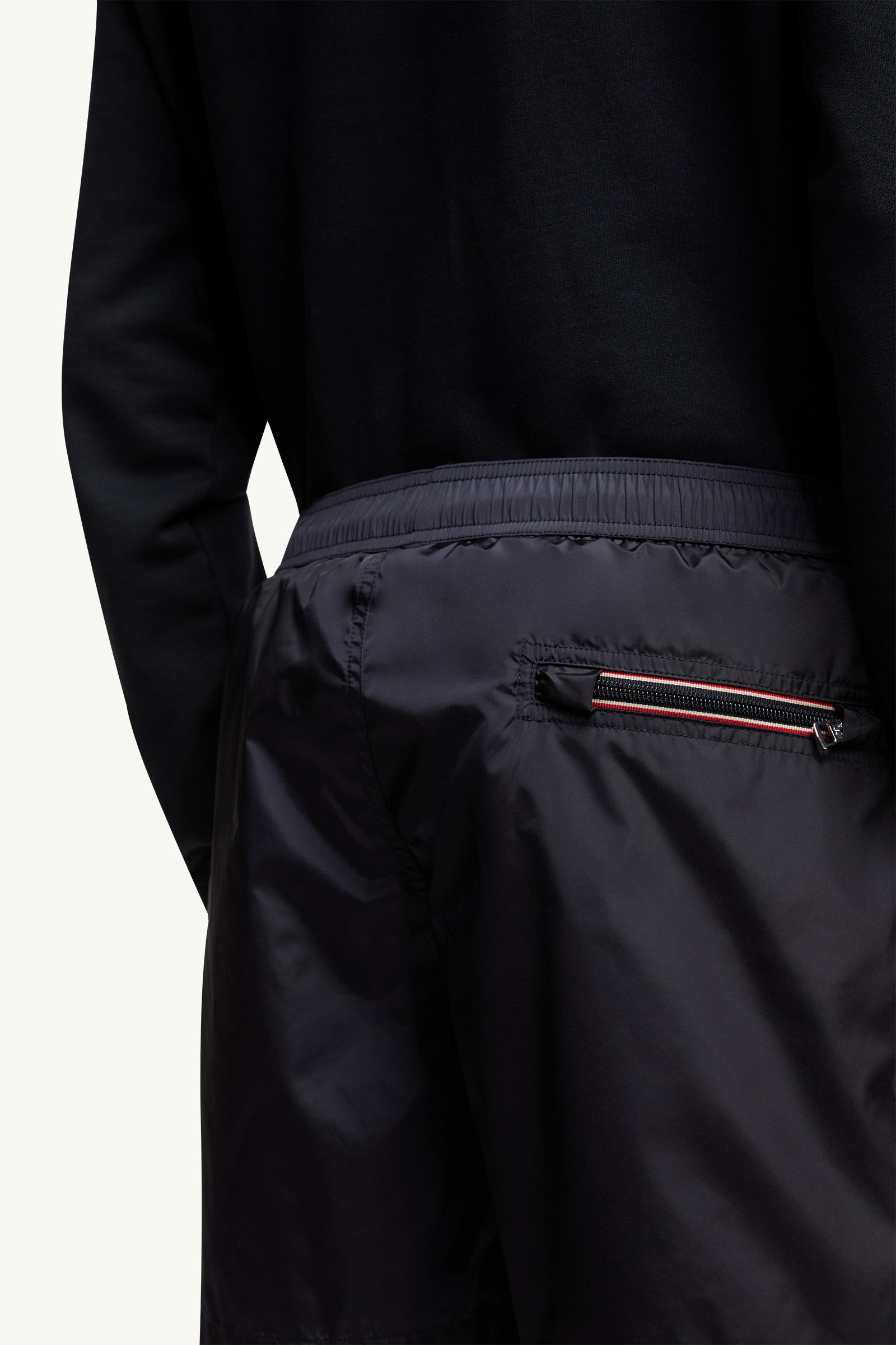 Logo Patch Swim Shorts Men Night Blue Moncler 5