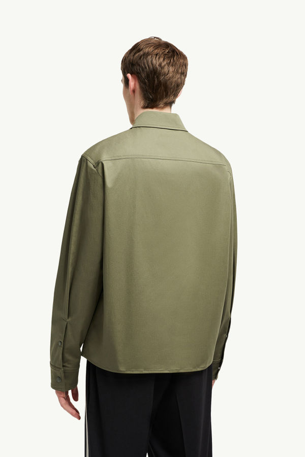 シャツジャケット メンズ オリーブグリーン Moncler 4