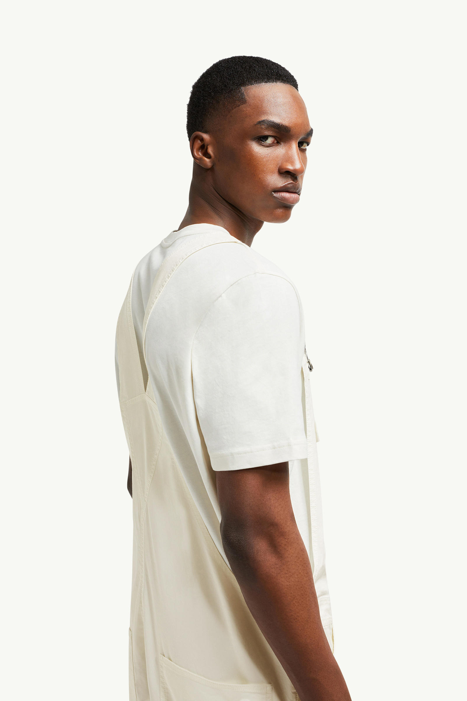 Overall aus Baumwoll-Gabardine Weiß Moncler 1