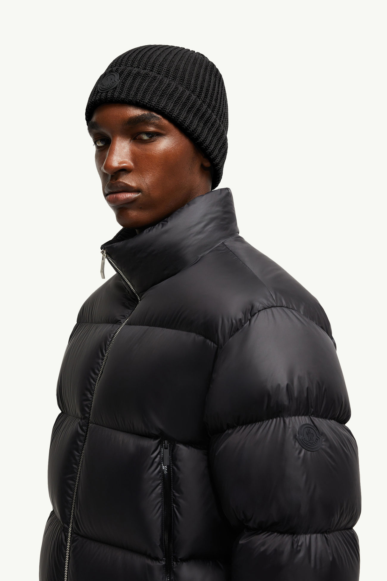ニットキャップ メンズ ブラック Moncler 1