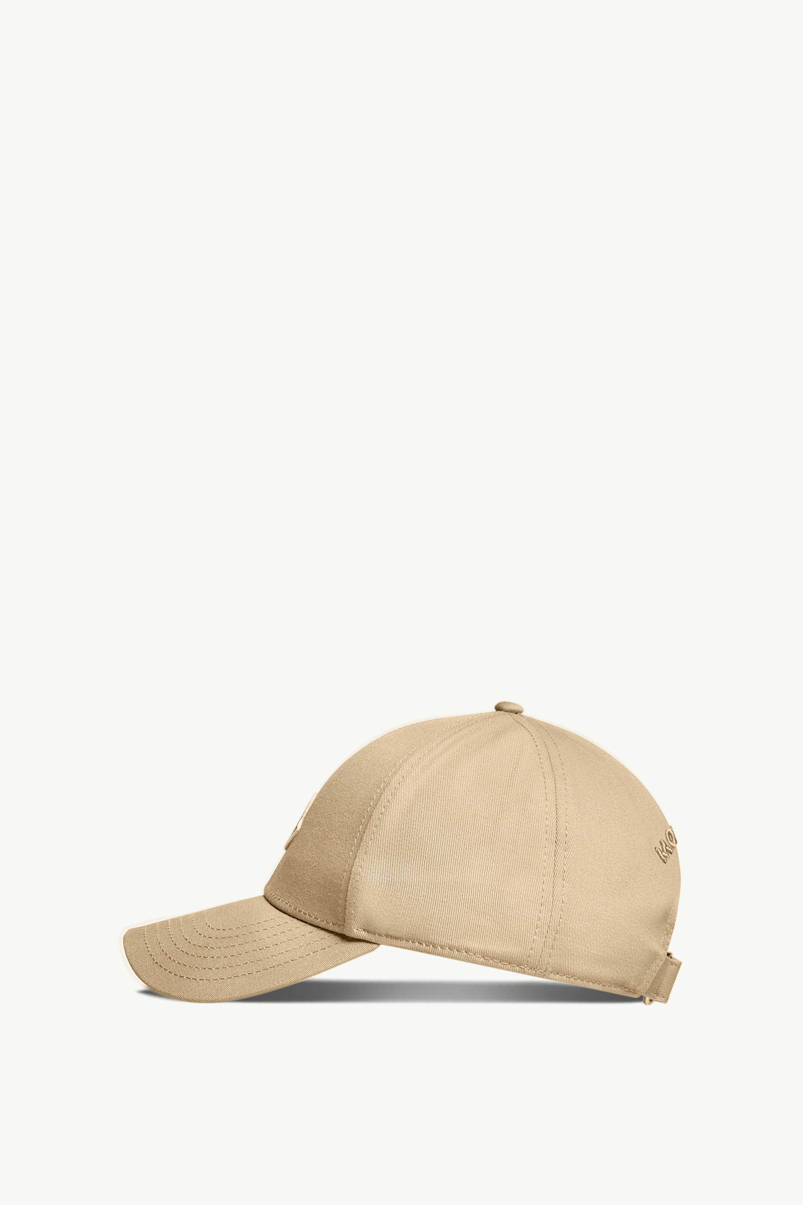 Gabardine Baseball Cap Men Beige Moncler 2