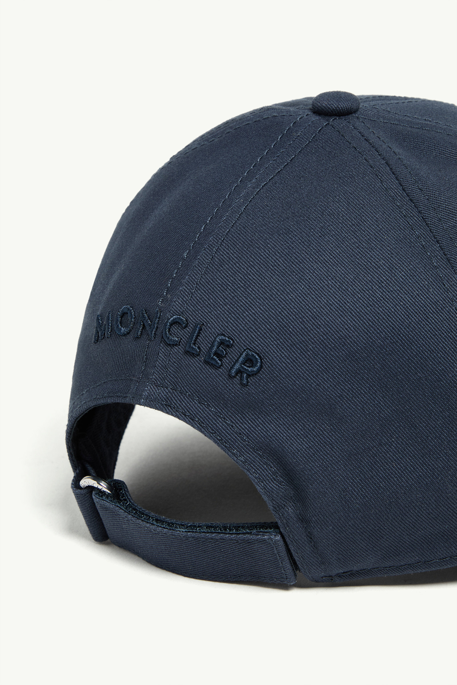 Gabardine Baseball Cap Men Navy Blue Moncler 3