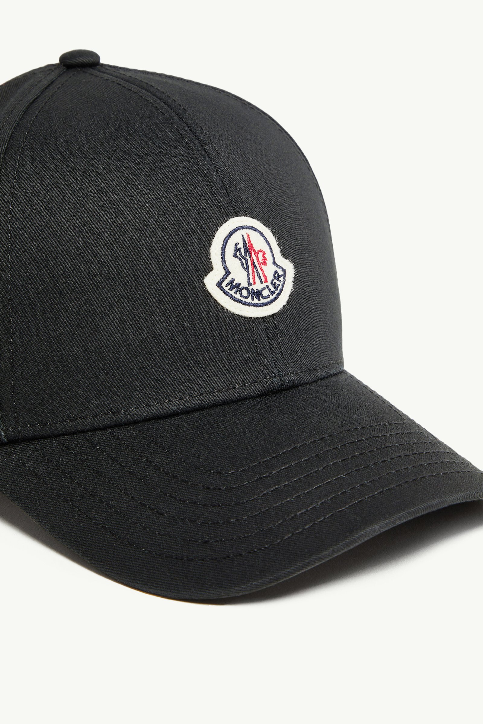 Black Gabardine Baseball Cap - Hats & Beanies for Men