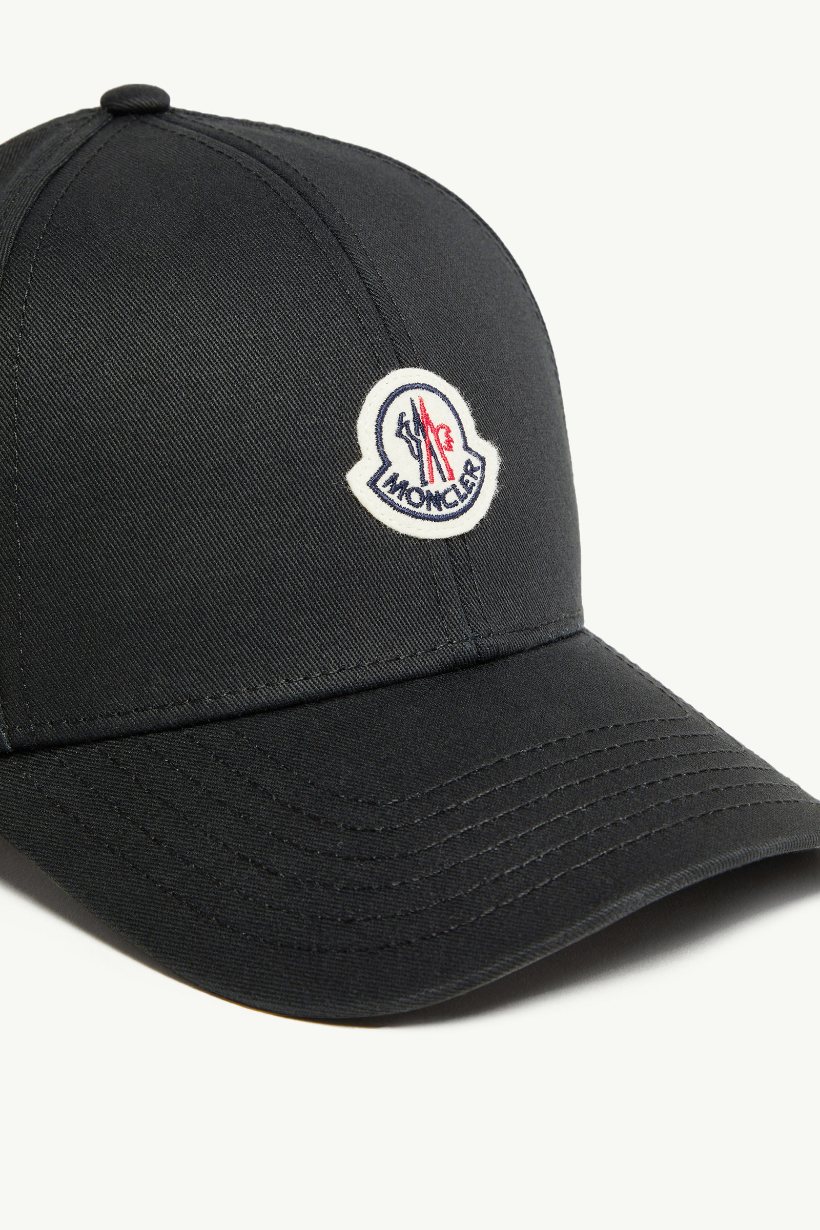 Gabardine Baseball Cap Men Black Moncler 4