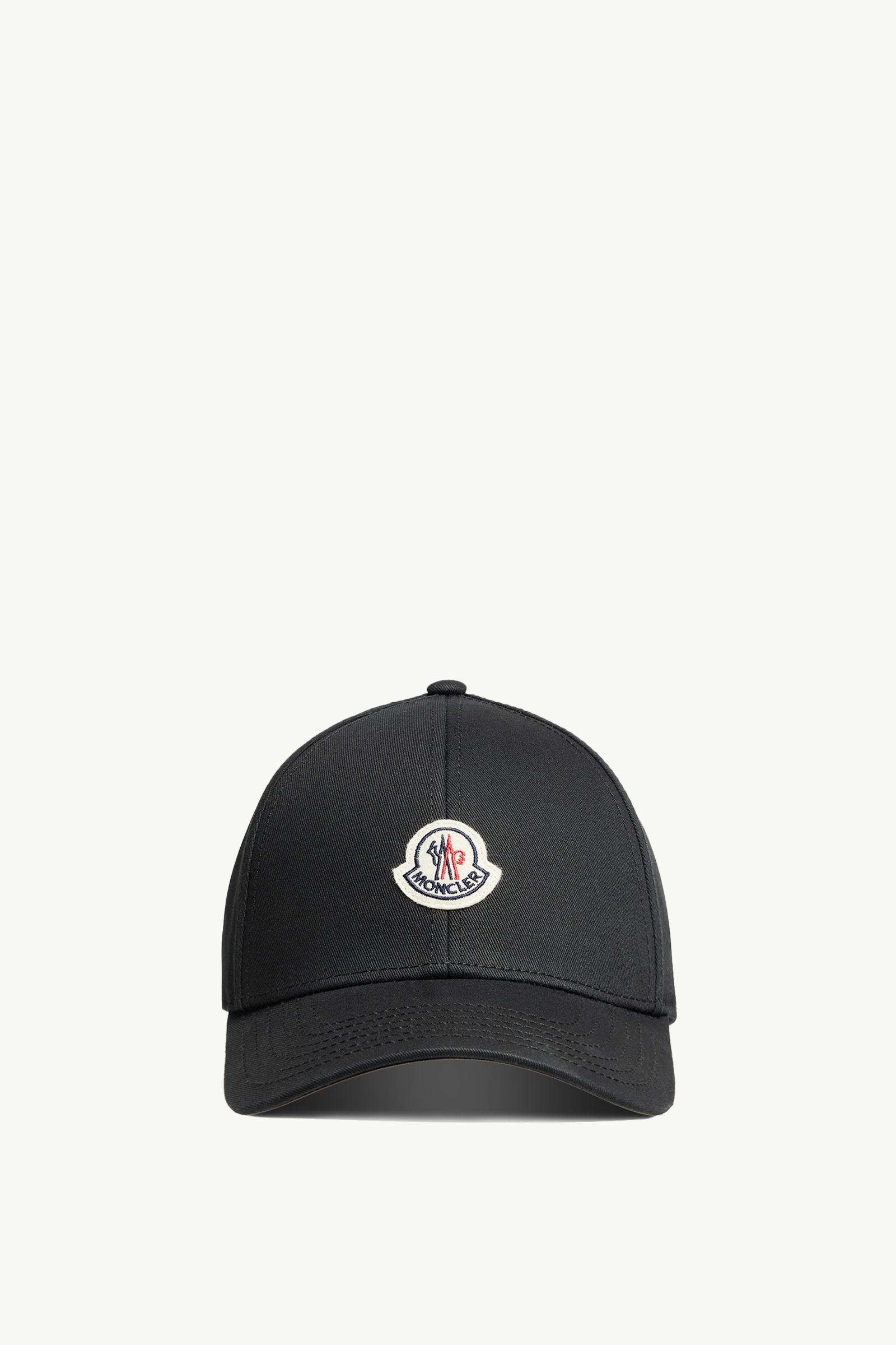 Black Gabardine Baseball Cap - Hats & Beanies for Men
