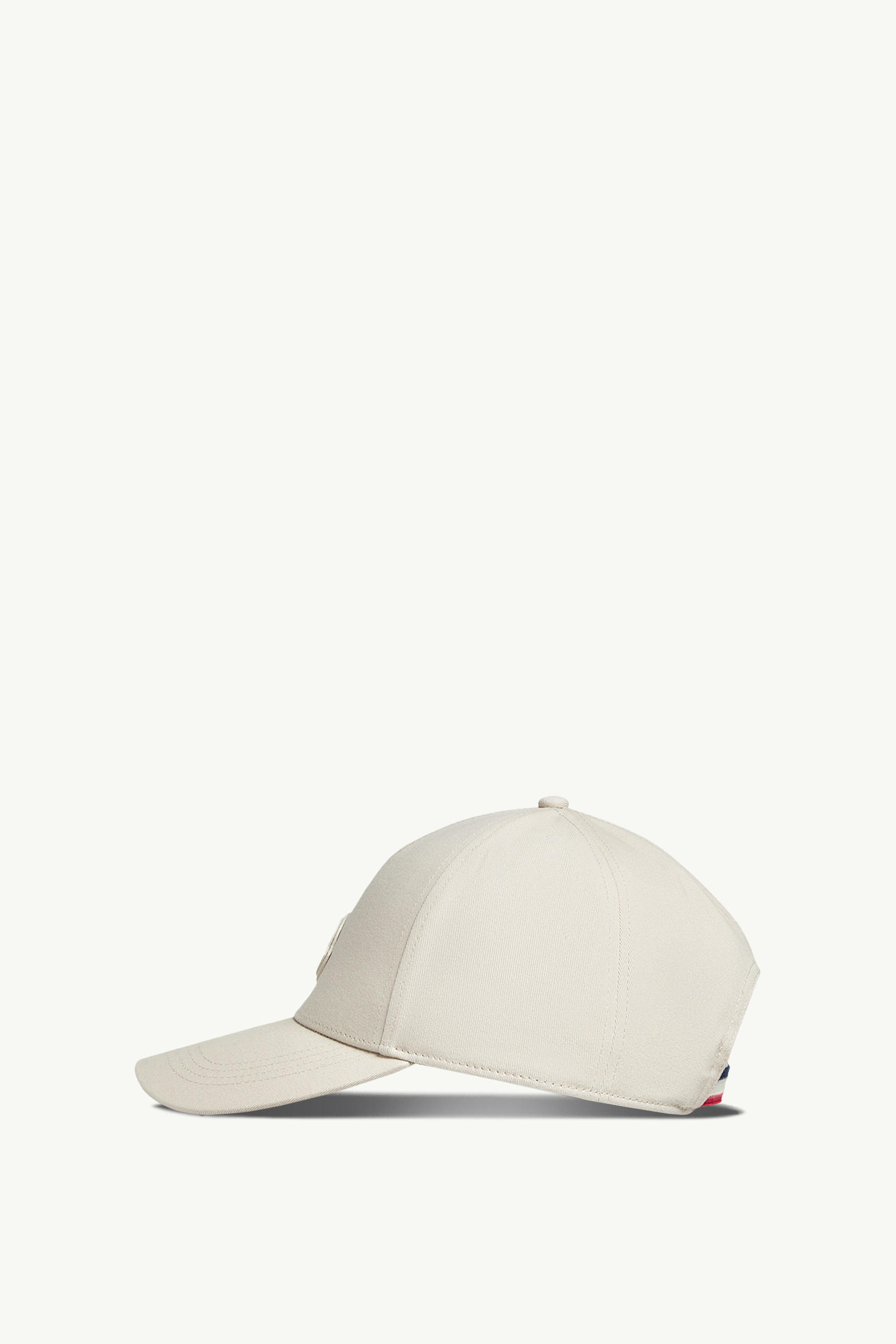 Cotton Gabardine Baseball Cap Men Light Beige Moncler 2
