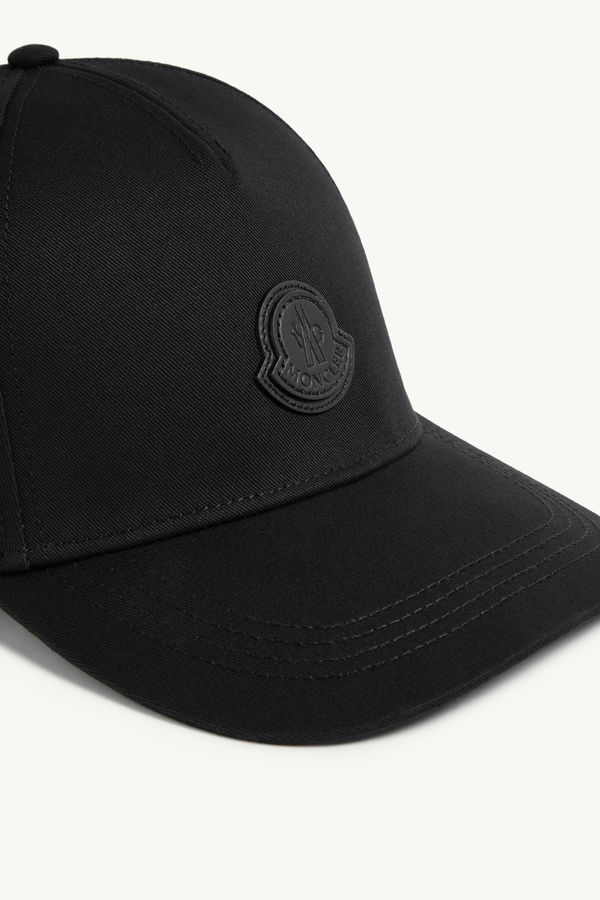 Baseball Cap aus Baumwoll-Gabardine Herren Schwarz Moncler 4