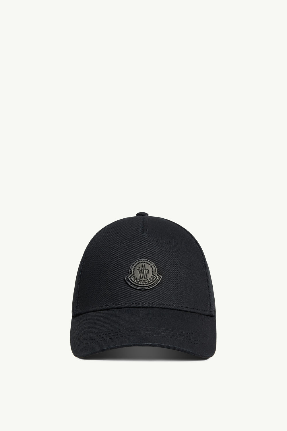 棉質華達呢棒球帽 男士 黑色 Moncler 0
