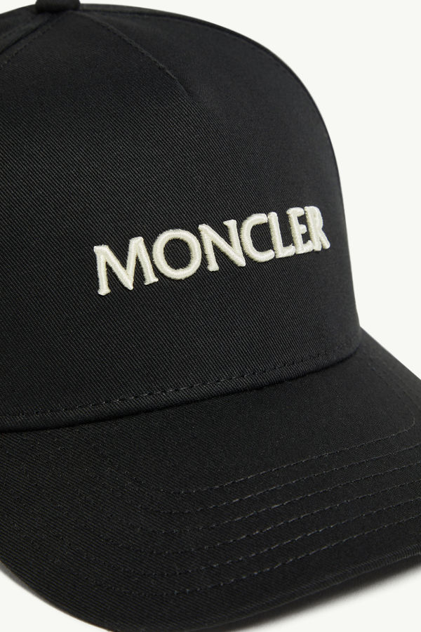 Baseballkappe mit Logostickerei Herren Schwarz Moncler 4