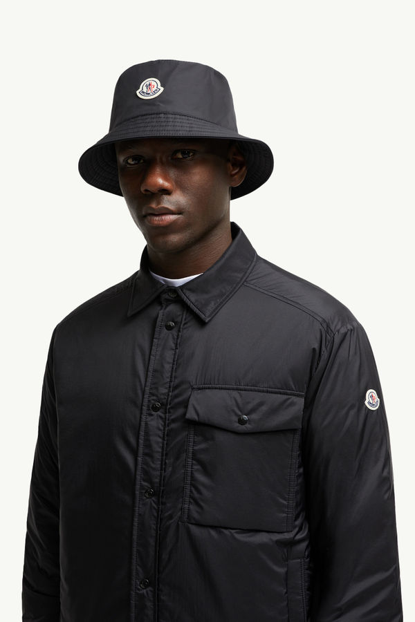 Wasserabweisender Fischerhut Herren Schwarz Moncler 1
