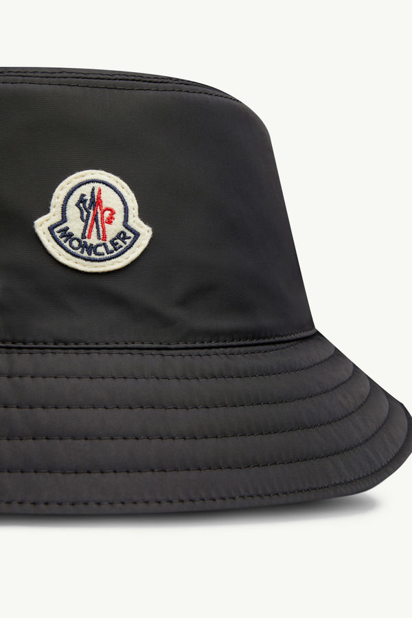 Wasserabweisender Fischerhut Herren Schwarz Moncler 2