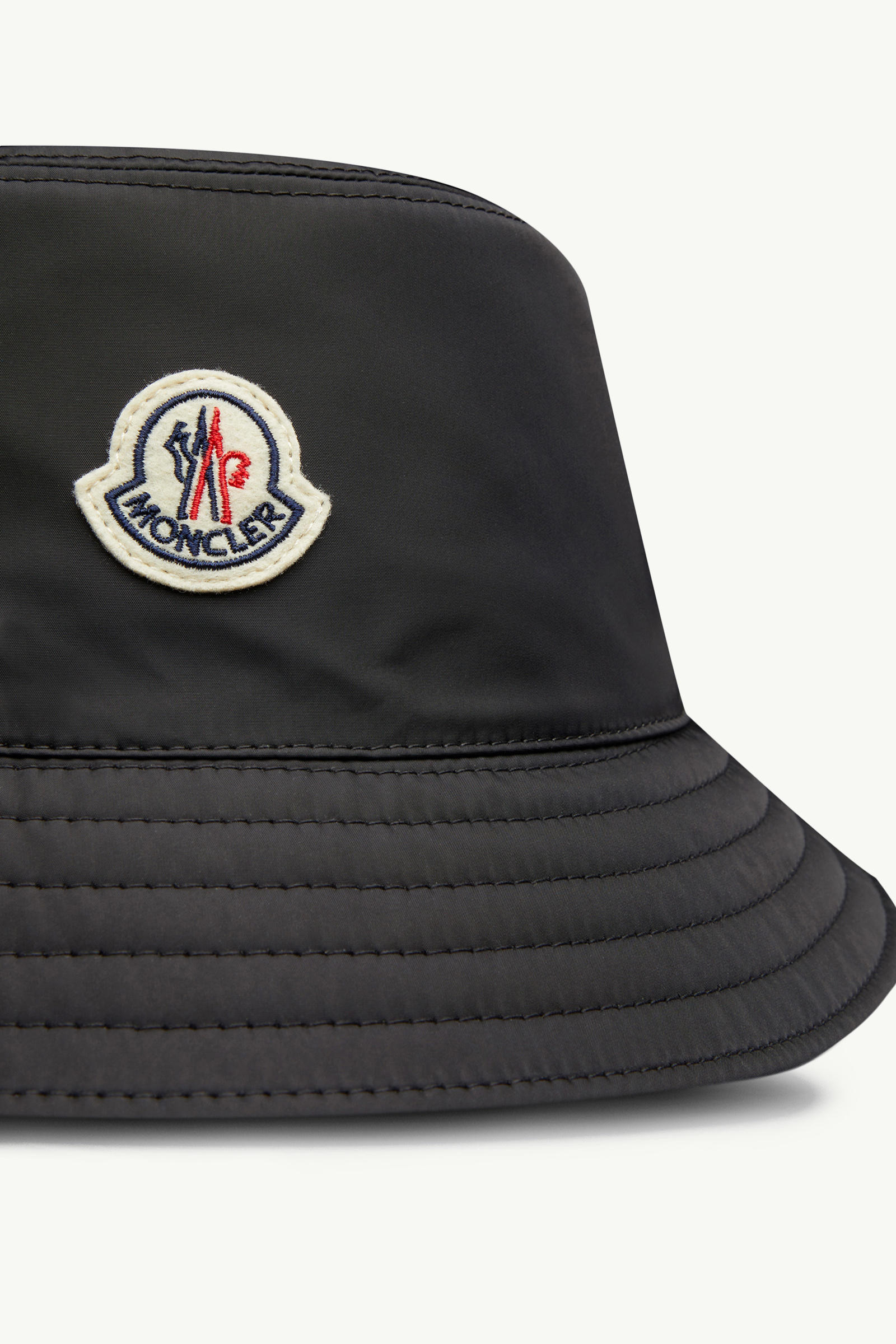 Water-Repellent Bucket Hat Men Black Moncler 2