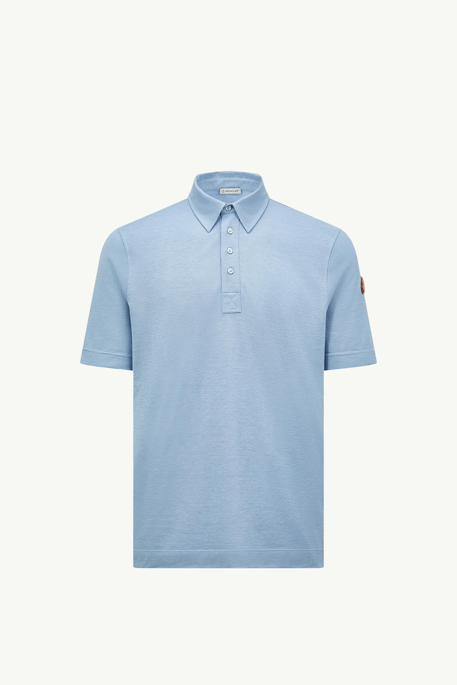 Double Leather Logo Cotton Polo Shirt_findInBoutique_image