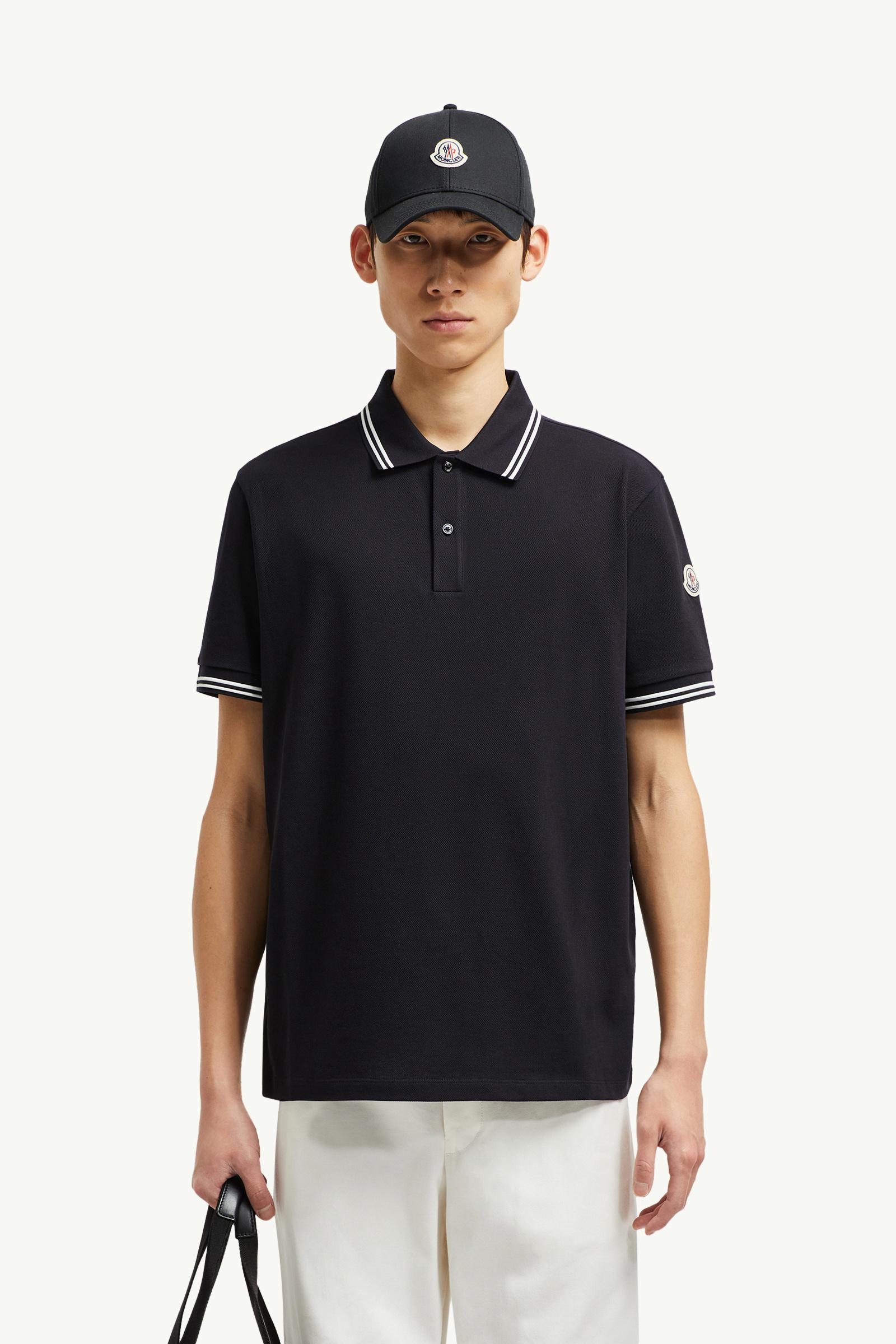 モンクレール MONCLER 半袖 ポロシャツ ダークネイビー Mサイズ MONCLER モンクレール 半袖 ポロシャツ メンズ ワンポイント