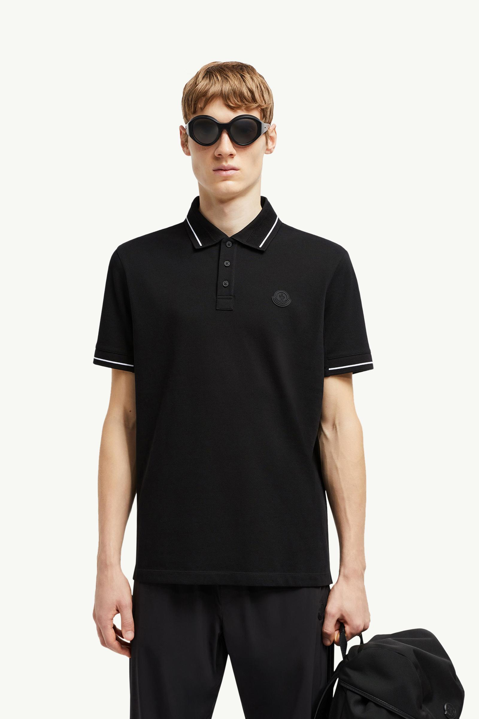 モンクレール　ポロシャツ　ブラック 中古・古着通販】MONCLER (モンクレール) ポロシャツ ブラック