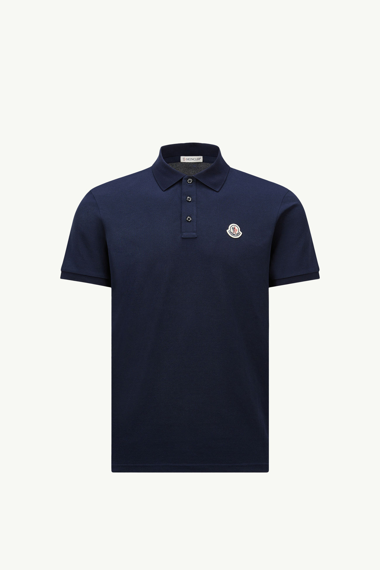 條紋元素珠地棉Polo恤 男士 深藍色 Moncler 2