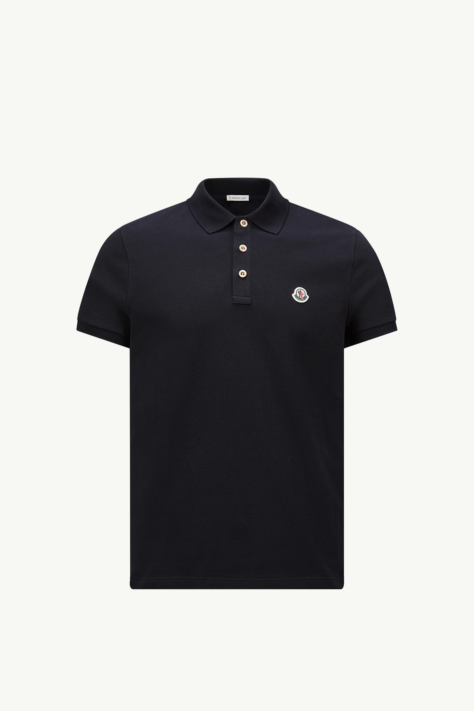Poloshirt aus Baumwolle mit Logoaufnäher_findInBoutique_image