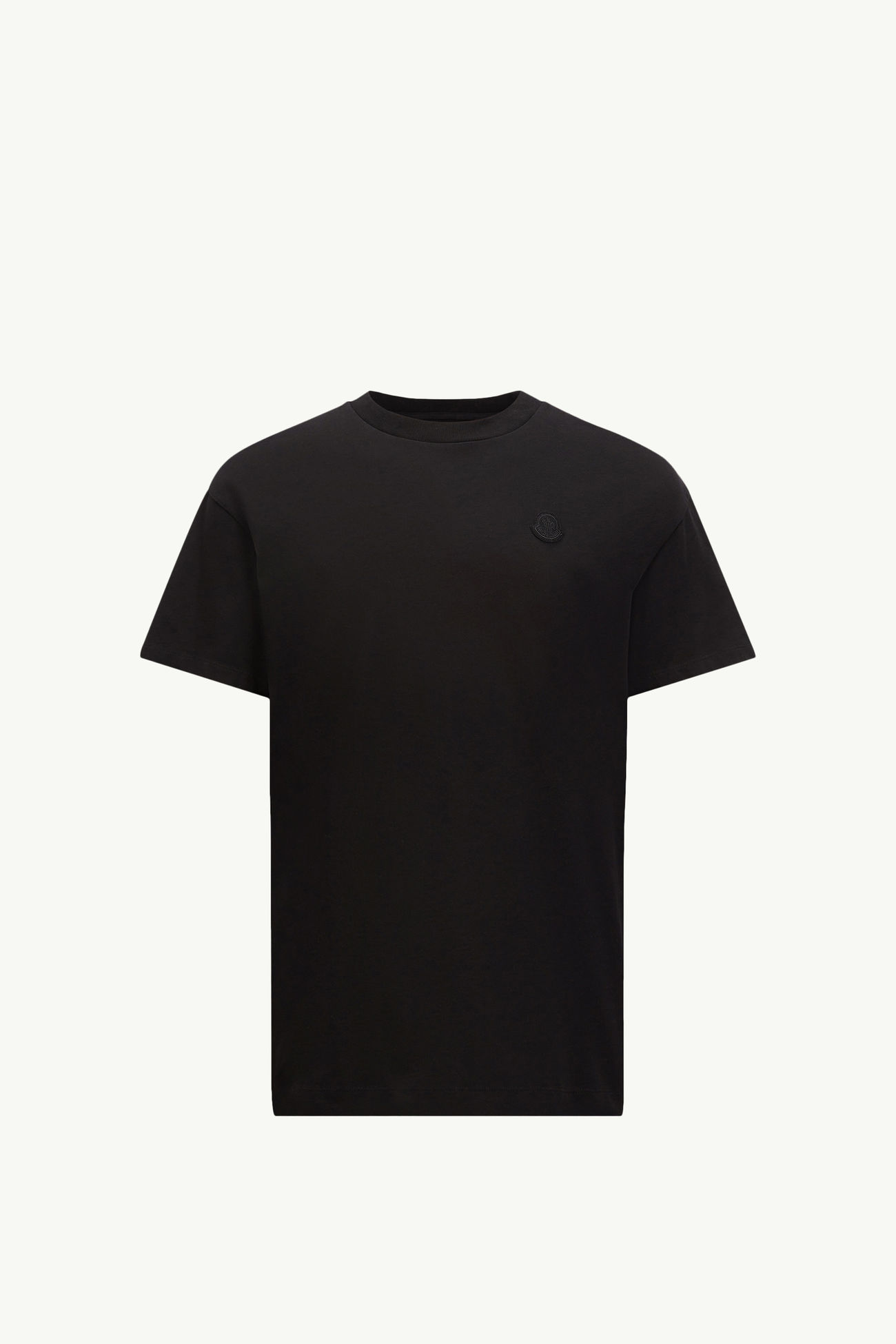 Graffiti Logo Cotton T-Shirt Men Black Moncler 2