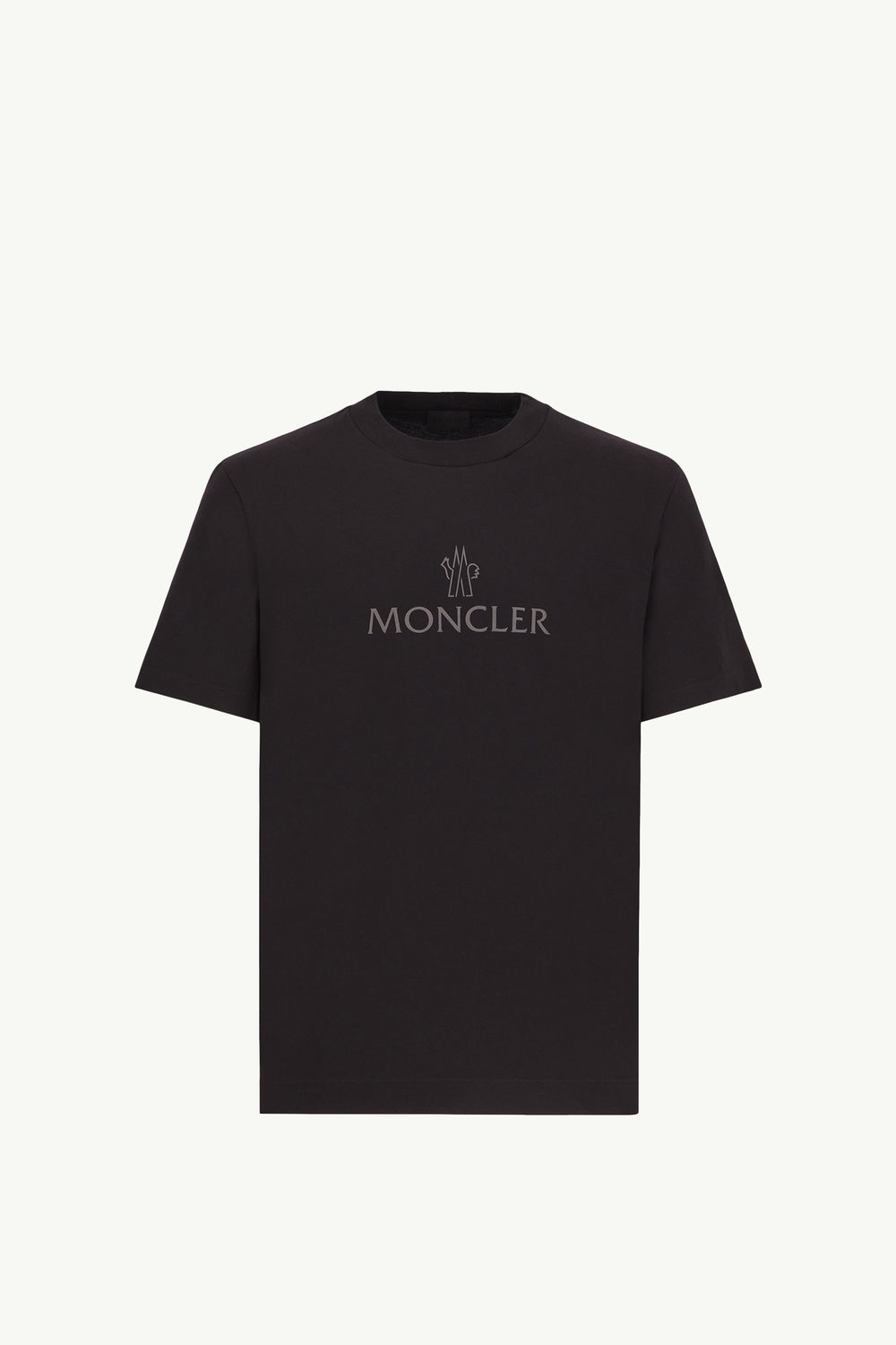 T-Shirt aus Baumwolle mit Logo Herren Schwarz Moncler 2